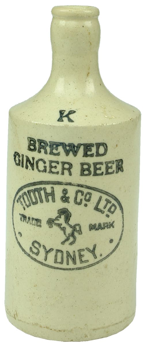 Tooth Sydney Brewed Ginger Beer Stoneware Bottle