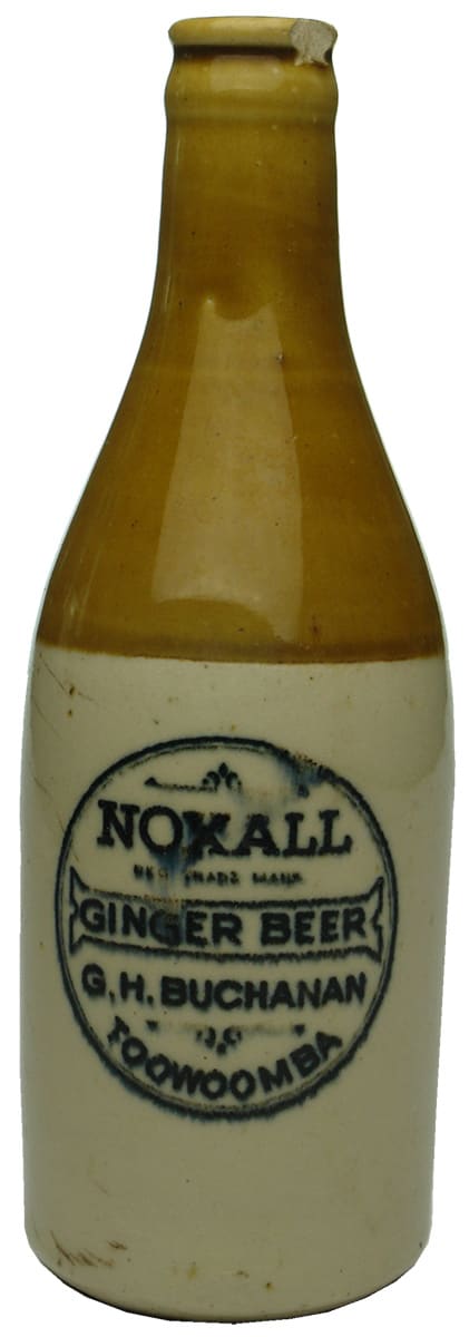 Noxall Ginger Beer Buchanan Stoneware Bottle