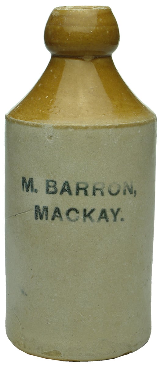 Barron Mackay Stoneware Ginger Beer Bottle