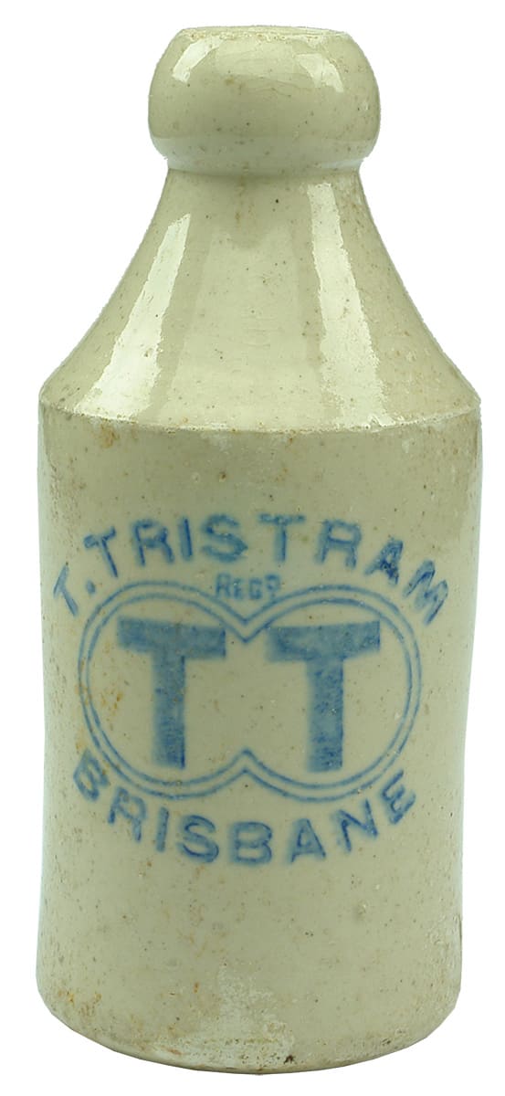 Tristram Brisbane Blue Print Stone Ginger Beer Bottle