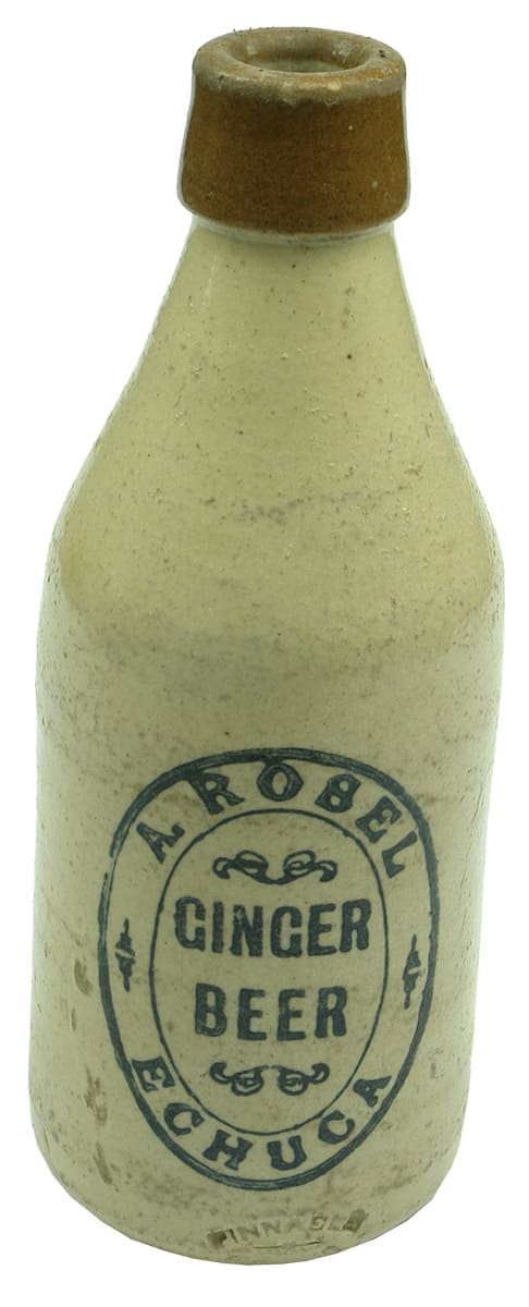 Rosel Ginger Beer Echuca Stoneware Bottle
