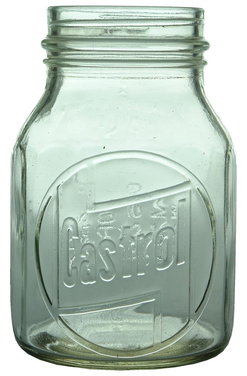 Castrol Arrow Vintage Pint Oil Bottle Garagenalia