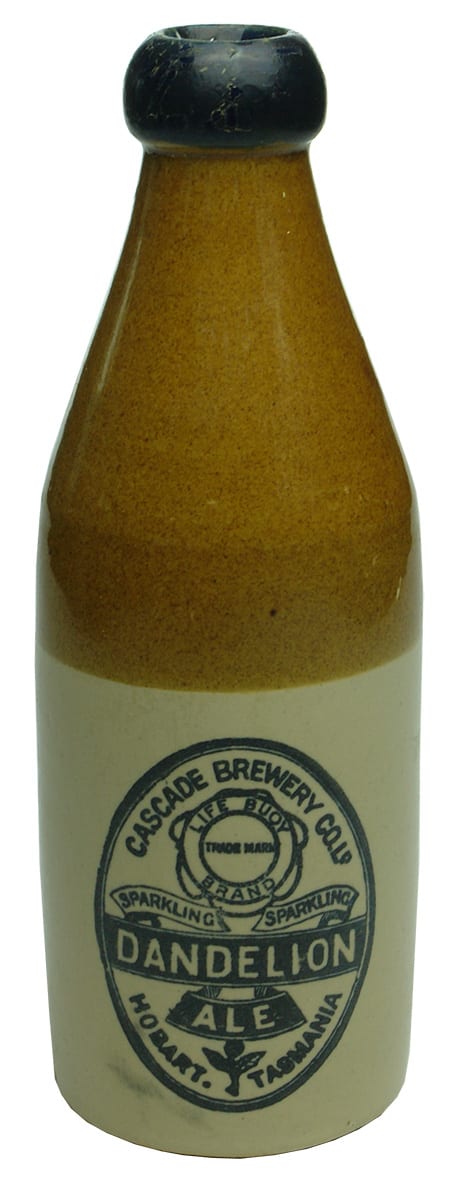 Cascade Brewery Life Buoy Hobart Ginger Beer Bottle