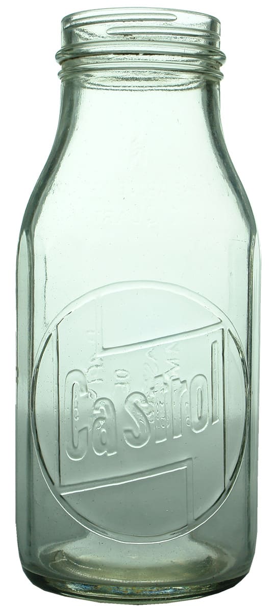 Castrol Arrow Vintage Quart Oil Bottle Garagenalia