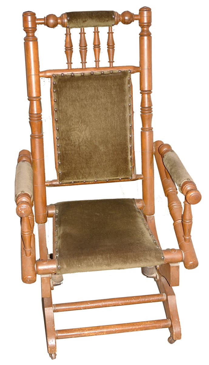 Australian Blackwood Platform Rocking Chair