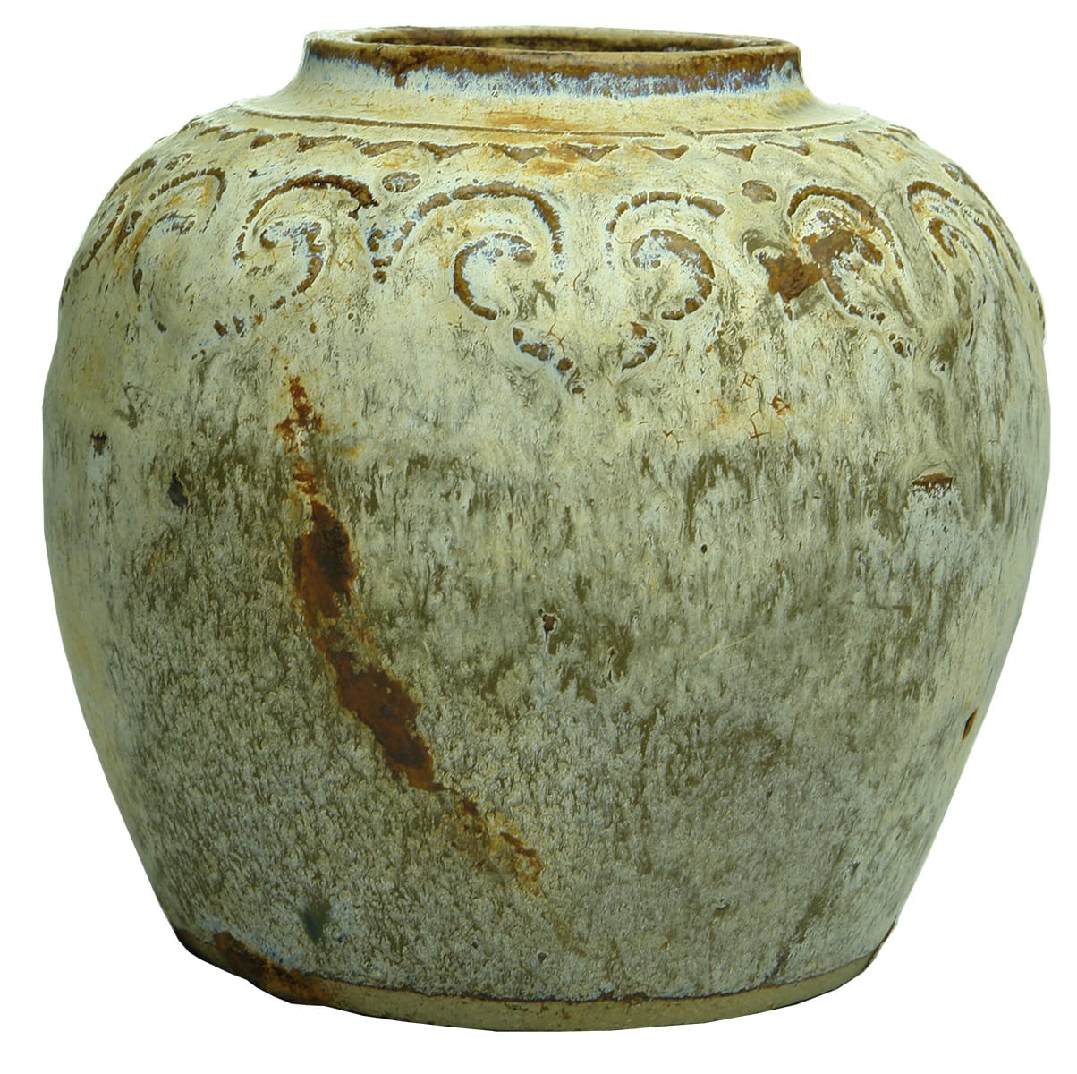 Chinese Pottery Ceramic Ginger Jar