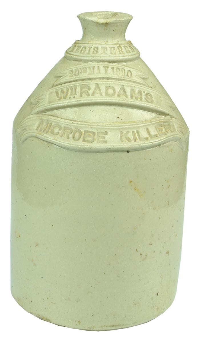 Radams Microbe Killer Stoneware Demijohn