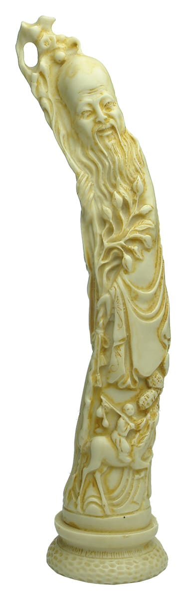 Chinese Wise Man Fake Ivory Carving