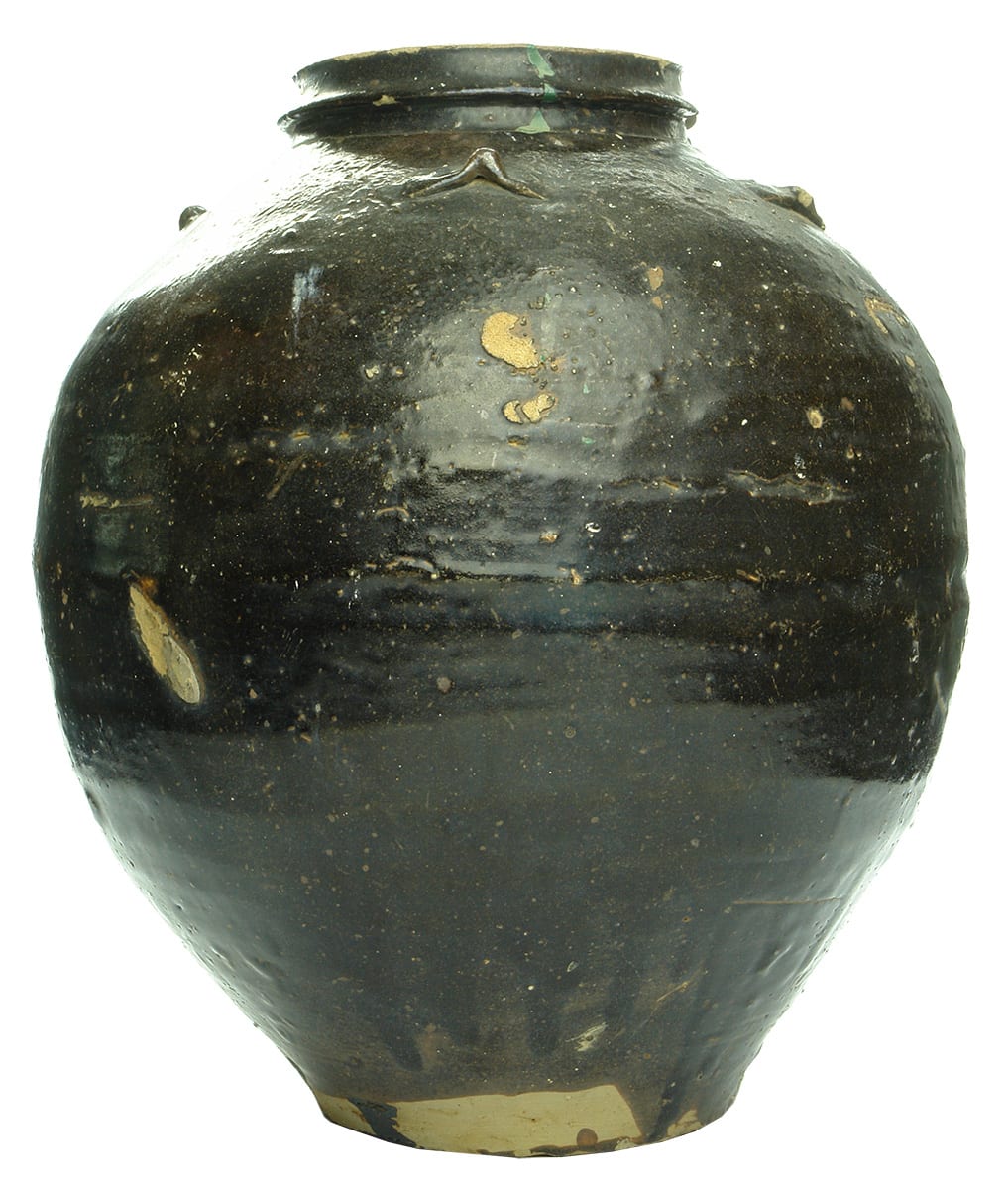 Chinese Loop Jar Ceramic Pottery