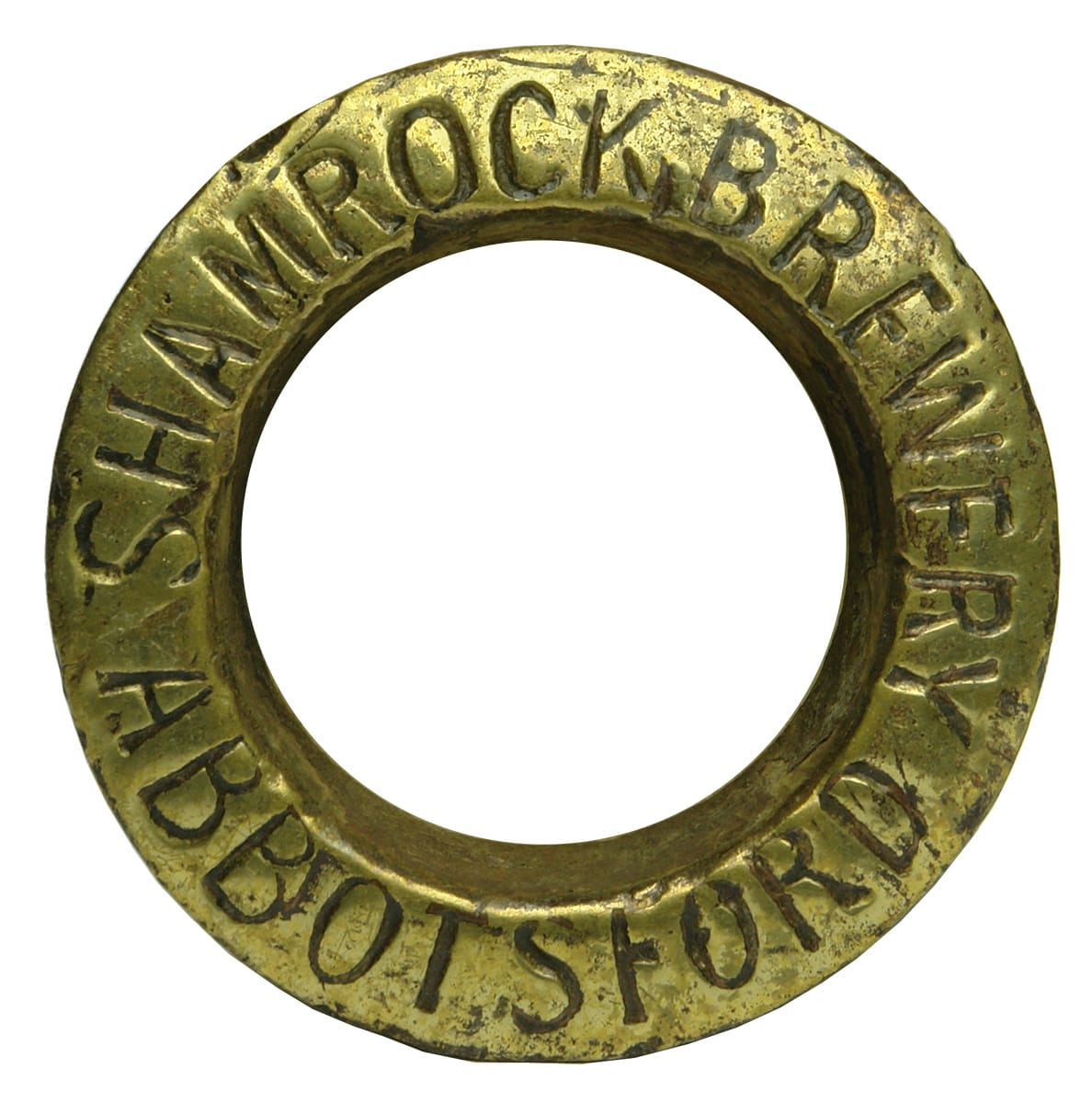 Shamrock Brewery Abbotsford Brass barrel Bung