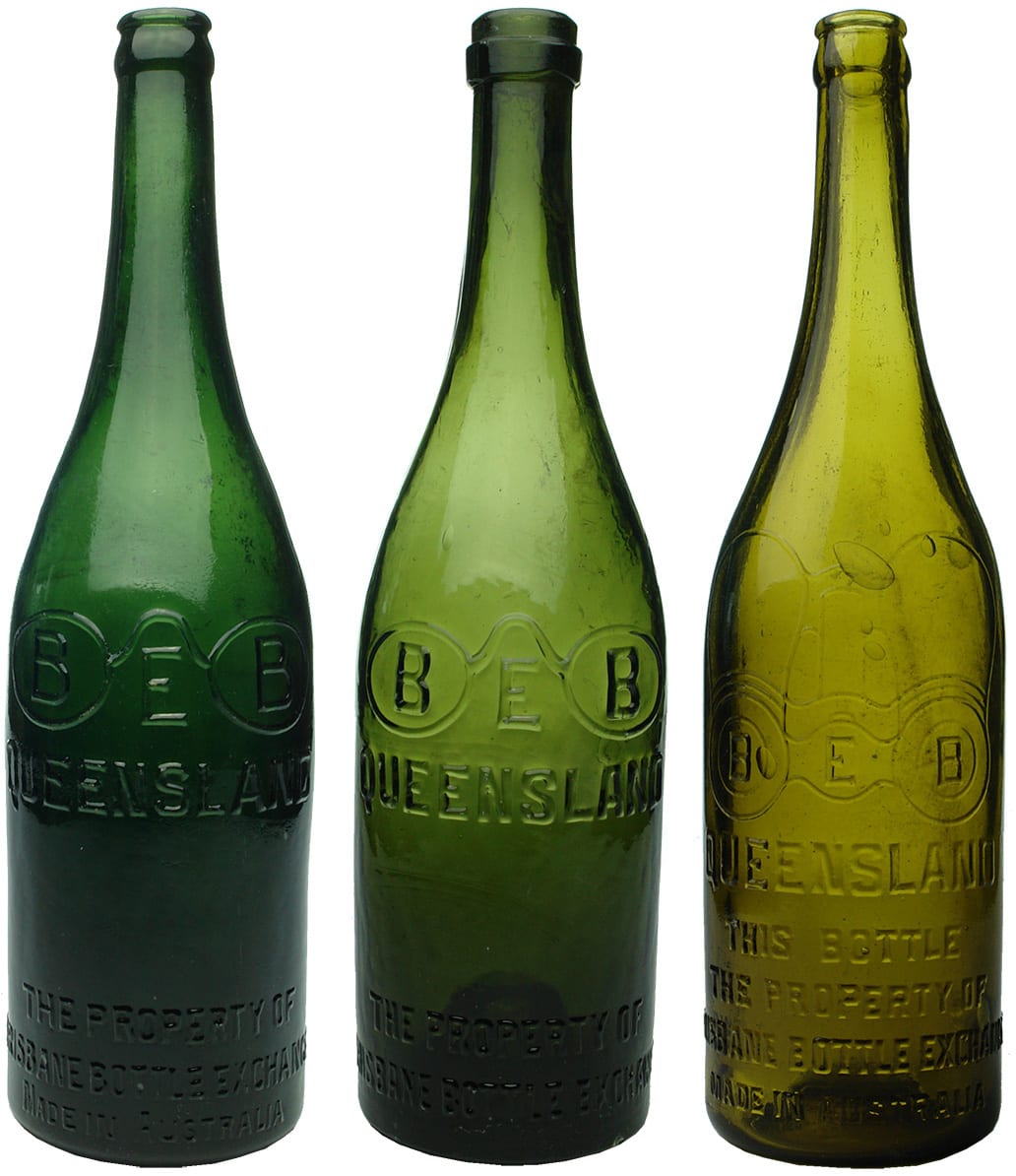 Vintage Queensland Beer Bottles