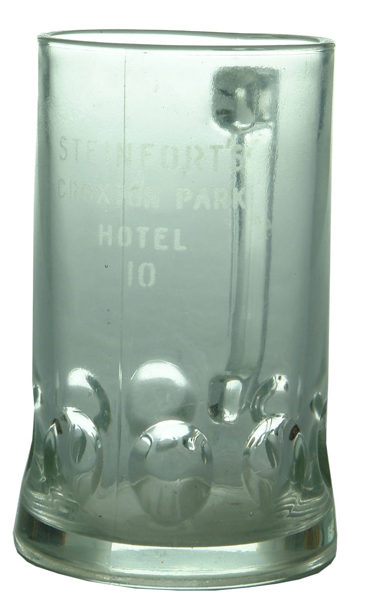 Steinforts Croxton Park Hotel Beer Glass Mug
