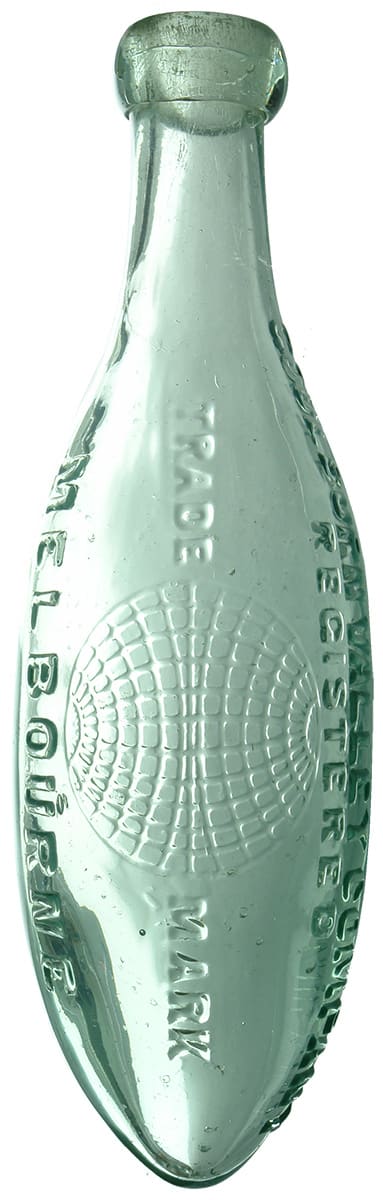 Goulburn Valley Company Melbourne Globe Torpedo Bottle
