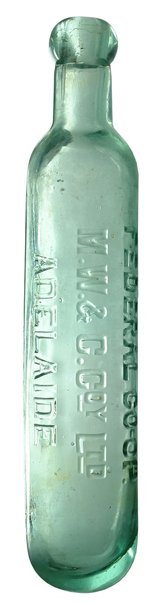 Federal Adelaide Maugham Soft Drink Bottle