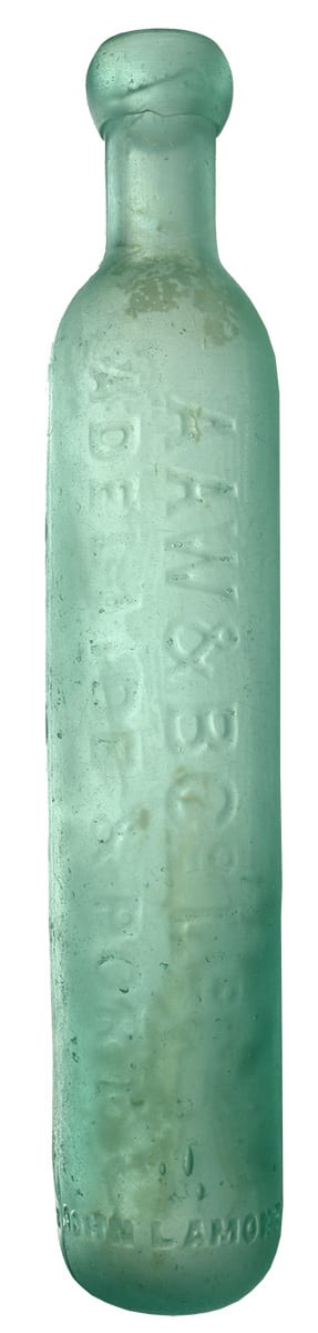 AAW Adelaide Port Maugham Soft Drink Bottle