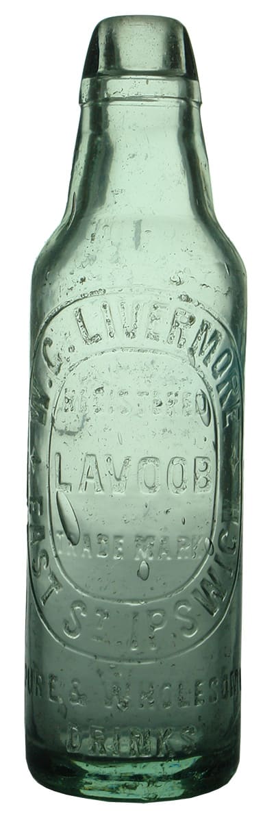 Livermore Lavoob East Ipswich Lamont Patent Bottle