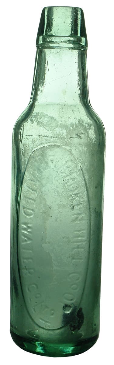 Broken Hill Aerated Water Lamont Patent Bottle