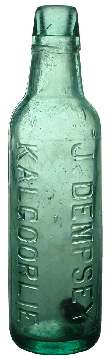 Dempsey Kalgoorlie Antique Lamont Patent Bottle