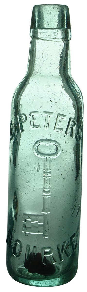 Peters Bourke Key Lamont Patent Bottle