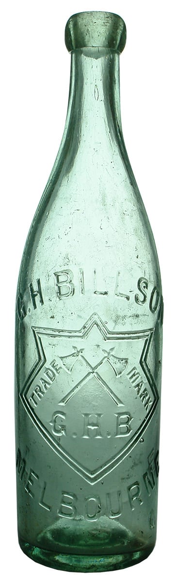 Billson Melbourne Crossed Axes Kola Beer Bottle