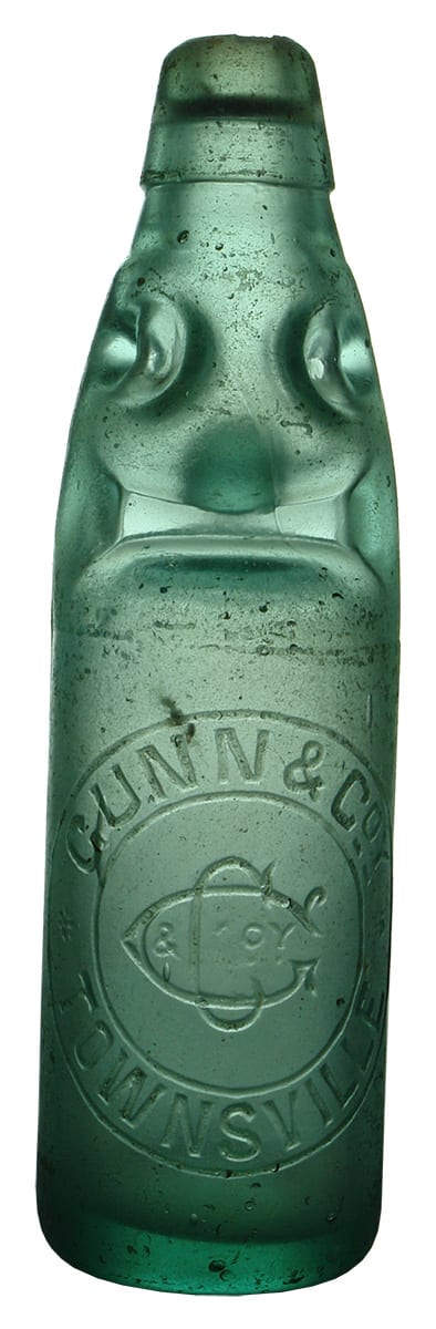 Gunn Townsville Antique Codd Marble Bottle