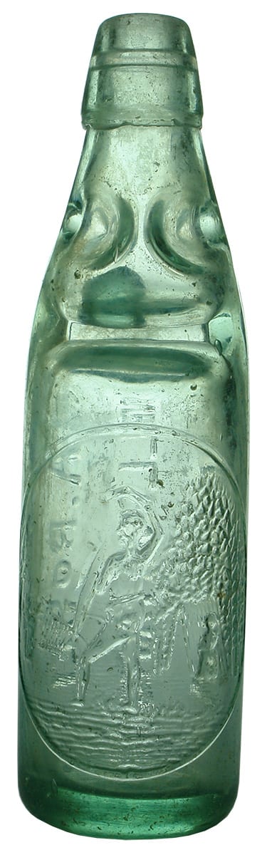Rosel Millewa Factory Echuca Antique Codd Marble Bottle
