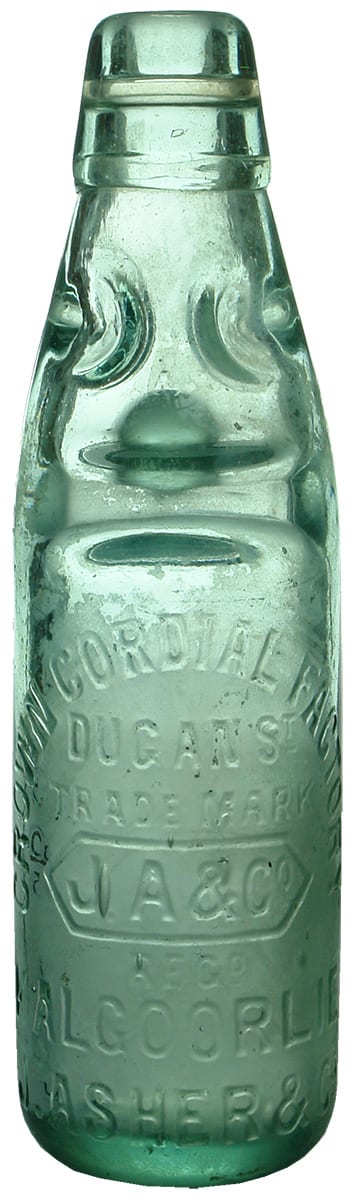 Crown Cordial Factory Kalgoorlie Codd Bottle