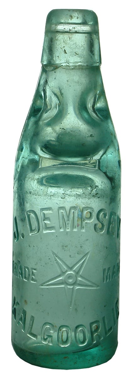 Dempsey Kalgoorlie Star Codd Marble Bottle