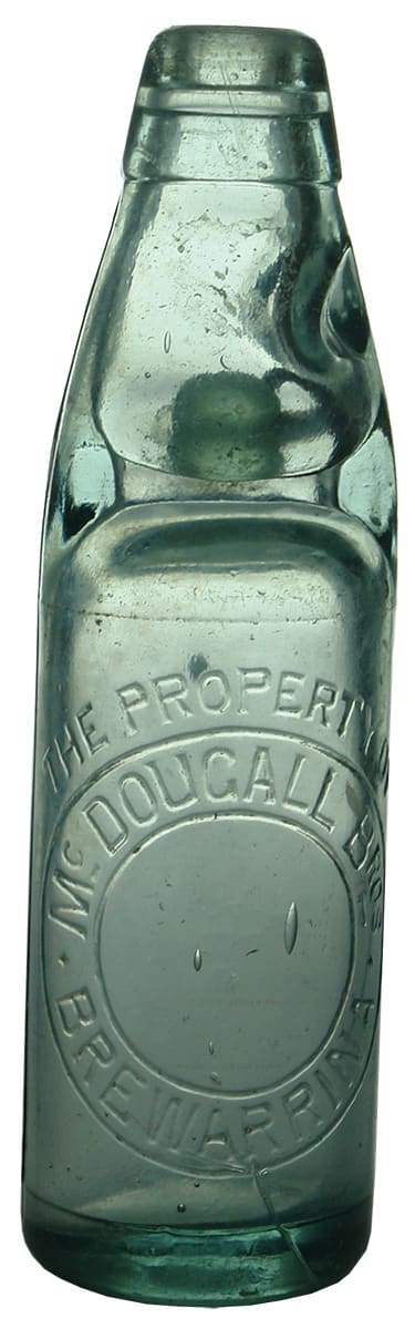 McDougall Brewarinna Old Codd Marble Bottle