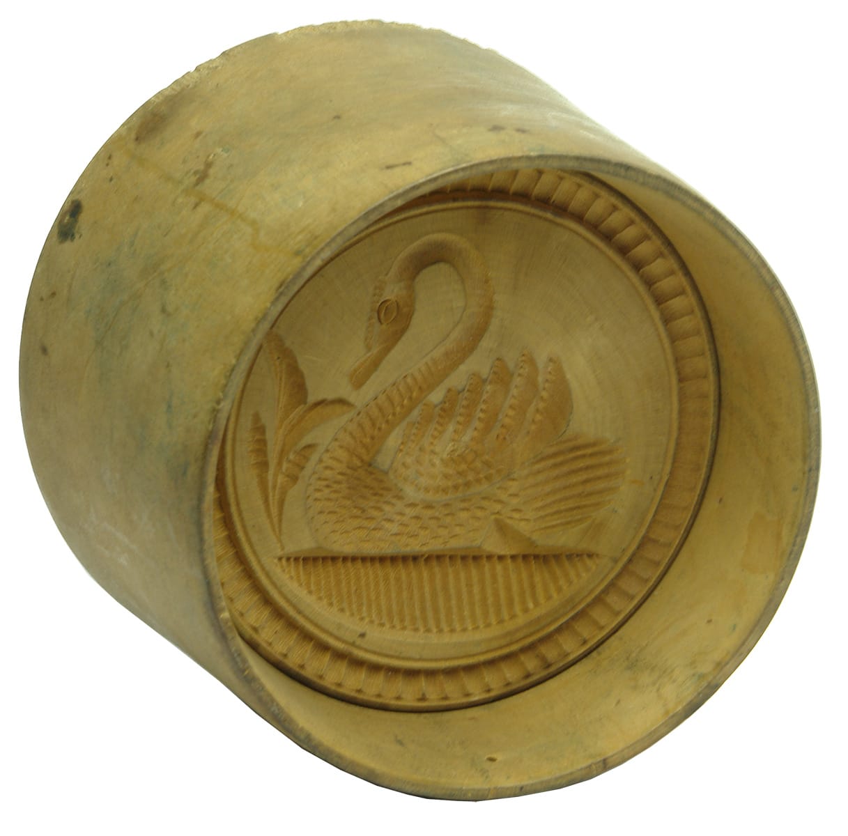 Antique Swan Butter Stamp