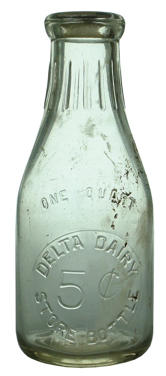 Delta Dairy Old Milk Bottle