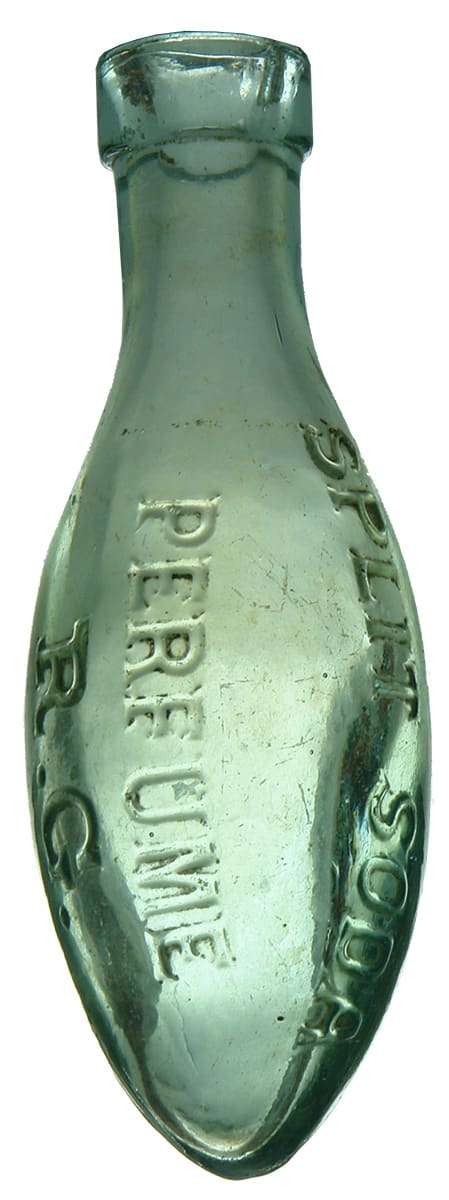 Split Soda Perfume Antique Bottle