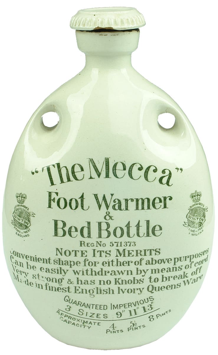 The Mecca Foot Warmer Bed Bottle Stoneware
