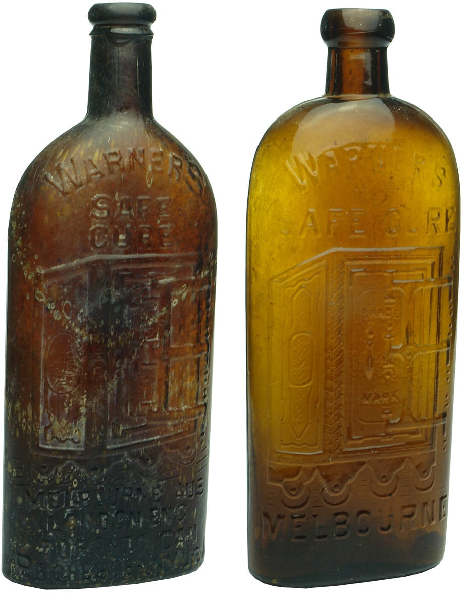 Antique Warner's Safe Cure Bottles