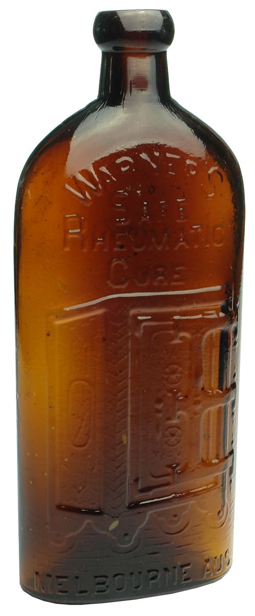 Warner's Safe Rheumatic Cure Melbourne Antique Bottle