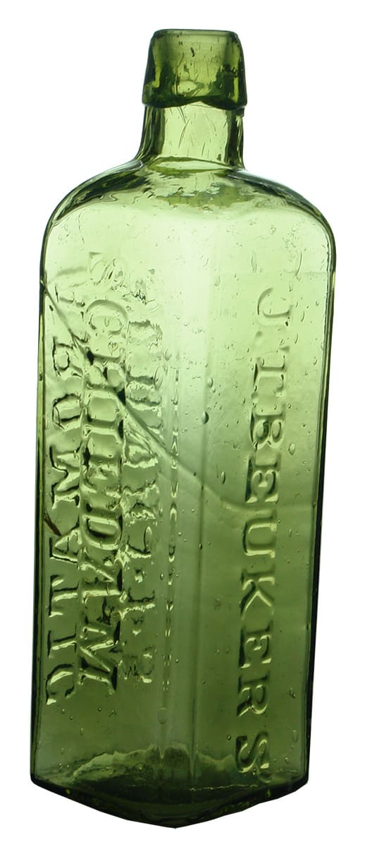 Beuker's Aromatic Schnapps Antique Bottle