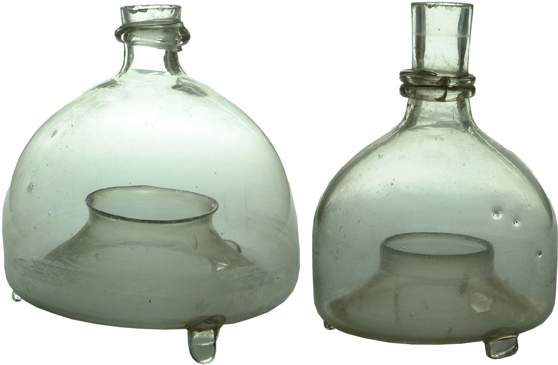 Clear Glass Antique Fly Traps