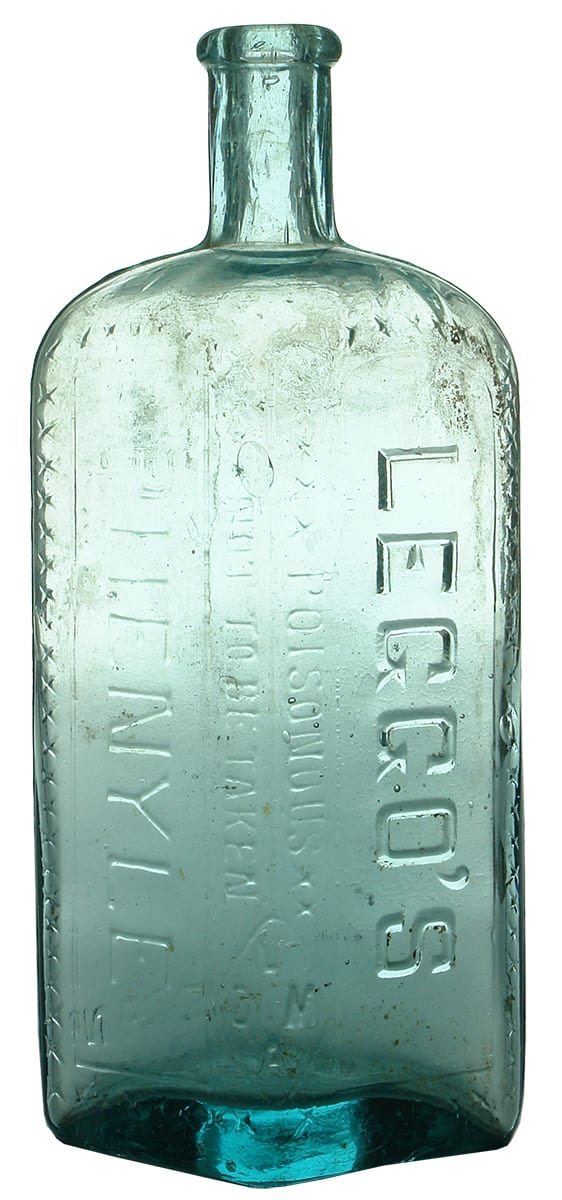 Leggo's Phenyle Antique Glass Bottle