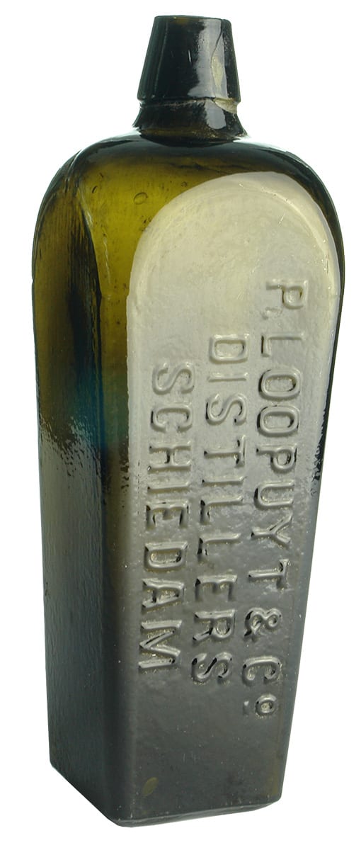 Loopuyt Distillers Schiedam Antique Gin Bottle