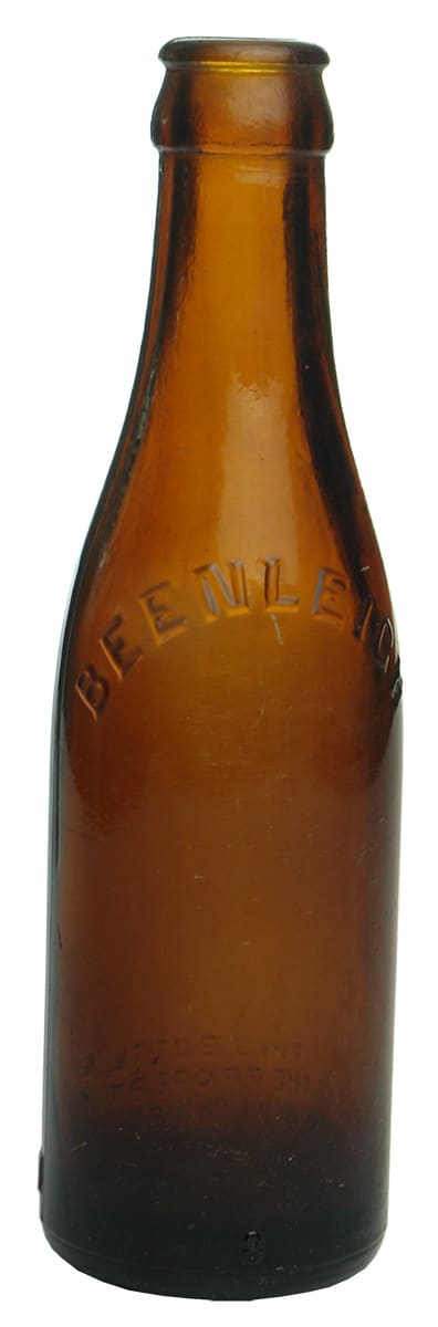 Beenleigh Thomas Brown Vintage Brown Glass Rum Bottle