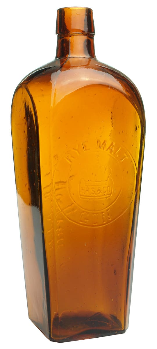 Henry Shufeldt Rye Malt Crown Gin Shaped Bottle