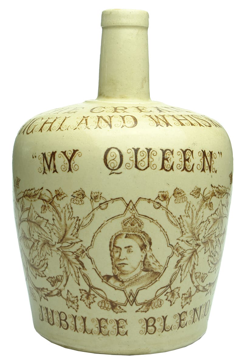 My Queen Jubilee Blend Antique Whisky Jug
