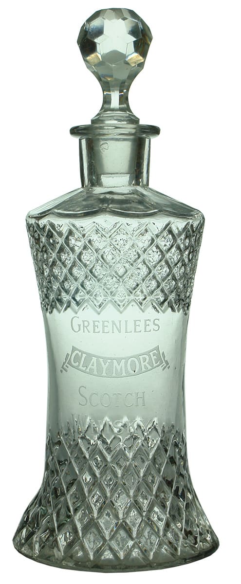 Greenlees Claymore Scotch Whisky Antique Decanter
