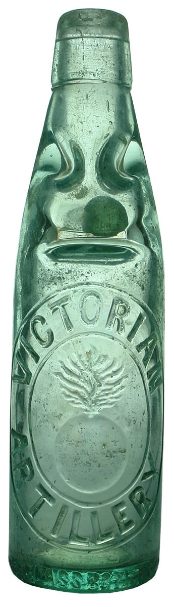 Victorian Artillery Bomb Queenscliff Antique Codd Bottle