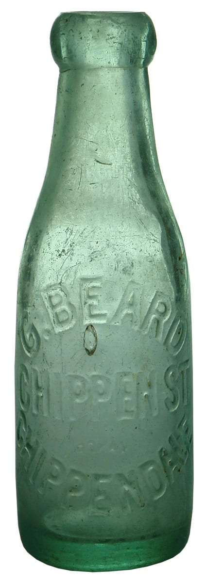 Beard Chippendale Alexandria Bottle Works Sydney Blob Top Soda