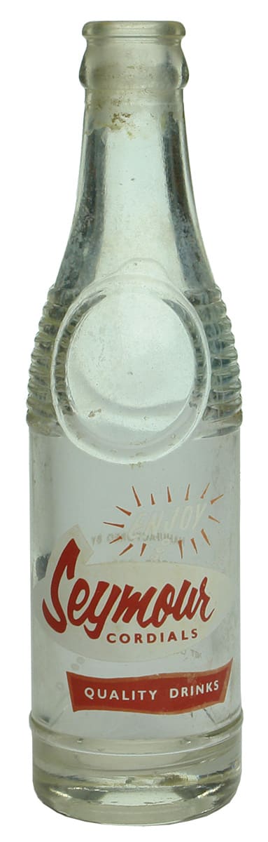 Seymour Cordials Pyro Label Soft Drink Bottle