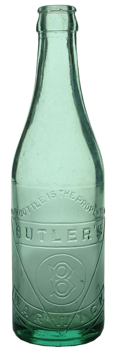 Butler's Warwick Crown Seal Soft Drink Bottle