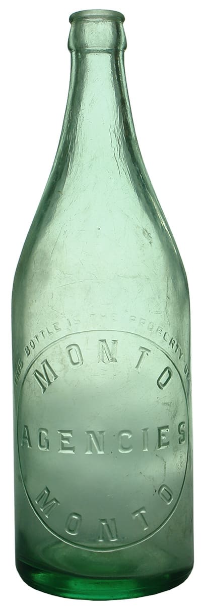 Monto Agencies Crown Seal Soft Drink Bottle
