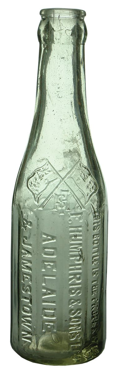 Humphris Adelaide Jamestown Crown Seal Soft Drink Bottle