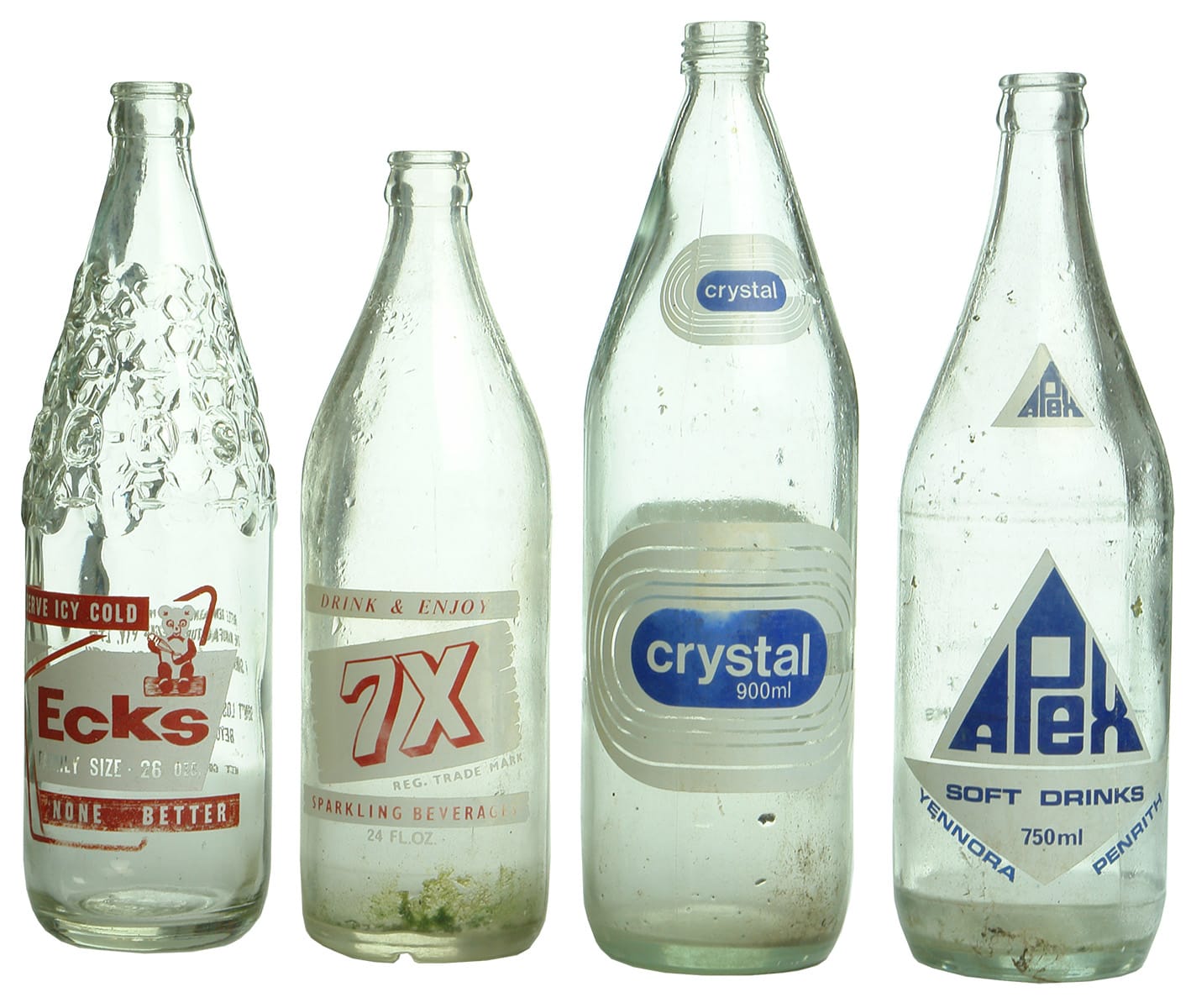 Group Ceramic Label Soft Drink Bottles